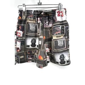 Jordan Kids' Brooklyn Printed Fleece Shorts Graphic MJ Size Medium